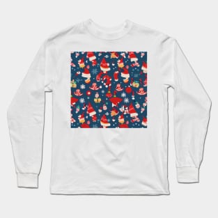 Christmas Hat Patterns! Exclusive Long Sleeve T-Shirt